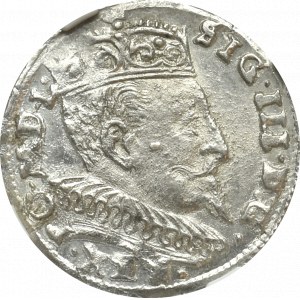 Zygmunt III Waza, Trojak 1594 Wilno - *III* NGC MS62