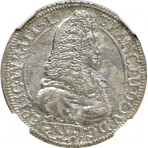 Śląsk, 15 Krajcarów Nysa 1693 - NGC MS63+