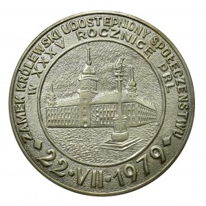 Polska, Medal Zamek Królewski w Warszawie 1979 srebro