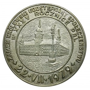 Polska, Medal Zamek Królewski w Warszawie 1979 srebro 