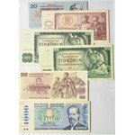 Zbiór banknotów od Protektorat Chech i Moraw do Chechosłowacja 125szt