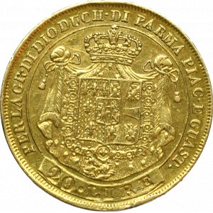 Italy, Maria Luigia, 20 lire 1815