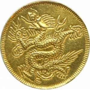 Wietnam, 3 Tien 1820-1841 - PCGS XF 