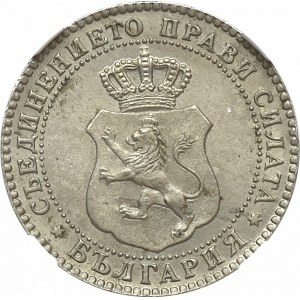 Bułgaria, Ferdinand I, 5 Stotinka 1888 - NGC MS64