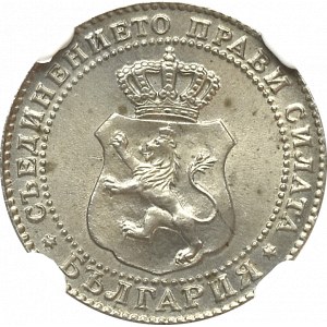 Bulgary, 2 1/2 stotinka 1888 - NGC MS64
