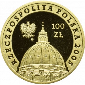 III Rzeczpospolita Polska, Jan Paweł II, 100 złotych 2005