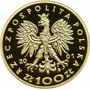 III Rzeczpospolita Polska, Jan II Sobieski, 100 złotych 2001