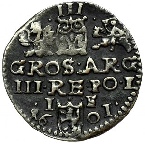 Zygmunt III Waza, Trojak 1601 Lublin 