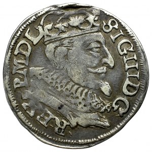 Zygmunt III Waz, Trojak 1598 Lublin - data u dołu 