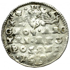 Zygmunt III Waza, Trojak 1598 Lublin - rok przedzielony L 