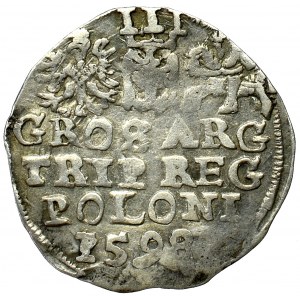 Zygmunt III Waza, Trojak 1598 Lublin - pełna data 