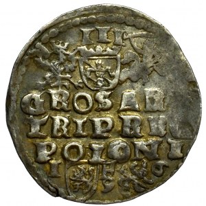 Zygmunt III Waza, Trojak 1596 Lublin - data przy lwie 