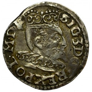 Zygmunt III Waza, Trojak 1596 Lublin - data przy znaku lew POL hybryda