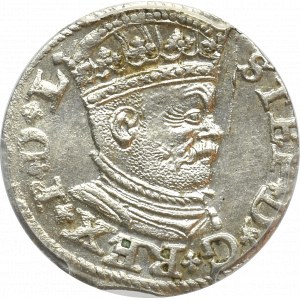 Stefan Batory, Trojak 1586 Ryga - PCGS MS62
