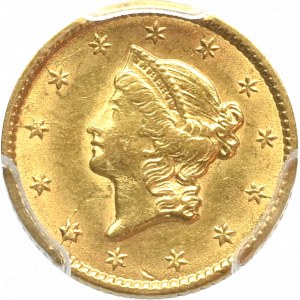 USA, 1 dollar 1853