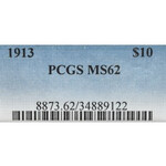 USA, 10 dolarów 1913 - PCGS MS62