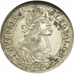 Węgry, Leopold I, 15 krajcarów 1675 KB