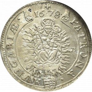 Hungary, 15 kreuzer 1678