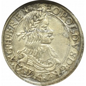 Austria, Leopold I, 15 krajcarów 1662 Wiedeń