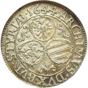 Austria, Ferdynand III, 3 krajcary 1644 Graz
