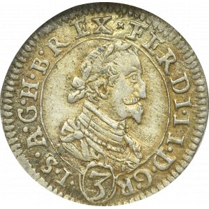 Austria, Ferdynand II, 3 krajcary 1625 Graz 