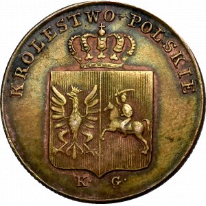 Powstanie Listopadowe, 3 grosze 1831 K.G. łapy orła zgięte