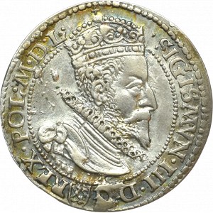 Zygmunt III Waza, Szóstak 1599 Malbork - mała głowa