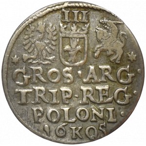 Zygmunt III Waza, Trojak 1605 Kraków