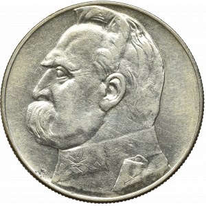 II Rzeczpospolita, zestaw 10 złotych 1935 i 1937 Piłsudski