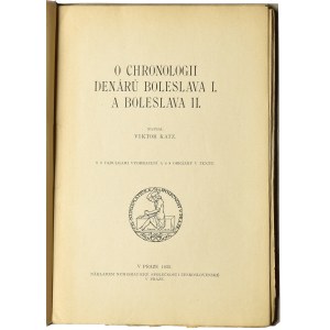 Viktor Katz, O Chronologii Denaru Boleslava I a Boleslava II