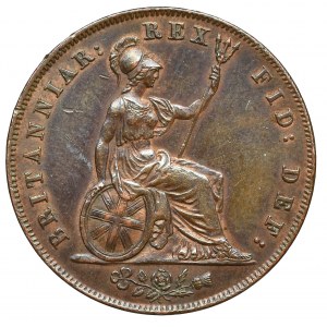 Great Britain, Half pence 1827