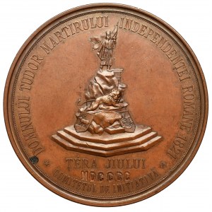 Rumunia, Medal Carol I, 1900 - upamietniający Tudora Vladimirescu