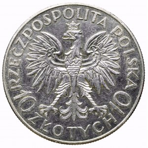 II Rzeczpospolita, 10 złotych 1933 Traugutt 