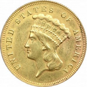 USA, 3 dollars 1878