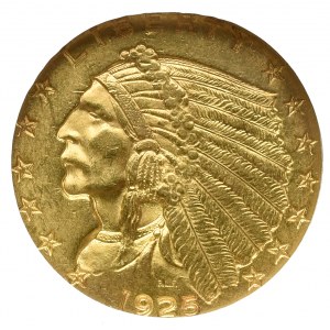 USA, 2 1/2 dollars 1925