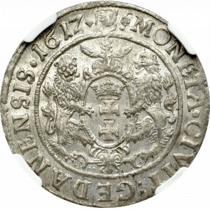 Zygmunt III Waza, Ort 1617 Gdańsk - NGC MS62