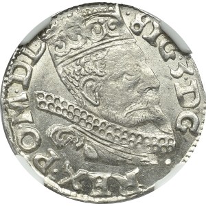 Zygmunt III Waza, Trojak 1598 Wschowa - NGC MS62