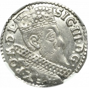 Zygmunt III Waza, Trojak 1598 Bydgoszcz - nieopisany G. NGC MS62