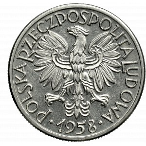 PRL, próba 50 groszy 1958 b.z. nikiel