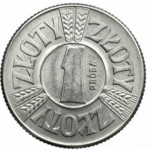 PRL, próba 1 złoty 1958 b.z. nikiel