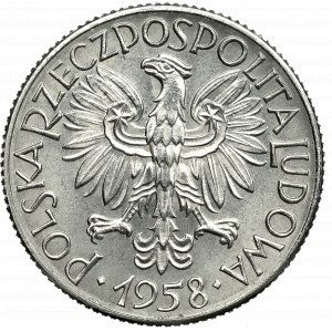 PRL, próba 1 złoty 1958 b.z. nikiel