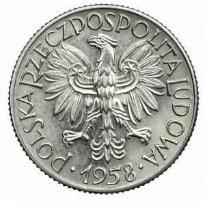 PRL, próba 1 złoty 1958 b.z. nikiel