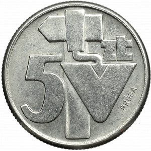 PRL, próba 5 złotych 1959 b.z. nikiel 