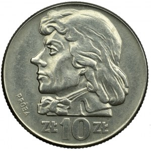 PRL, próba 10 złotych 1960 b.z. nikiel 