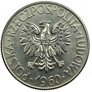 PRL, próba 10 złotych 1960 b.z. nikiel 