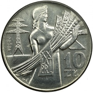 PRL, próba 10 złotych 1964 b.z. nikiel