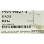Austria, 3 kreuzer 1725 Prague