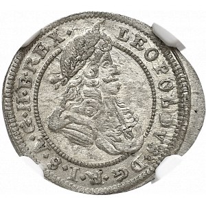 Śląsk, 1 Krajcar 1699 FN Opole - NGC MS64