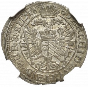 Śląsk, 6 Krajcarów 1683 FIK Opole - NGC MS62