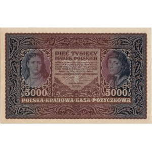 5000 marek polskich 1920 III Serja AO